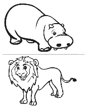 The hippo and the lion