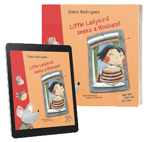 new colour children's book and play Little Ladybird seeks a Husband