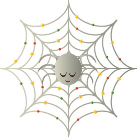 The Christmas Spider and Santa